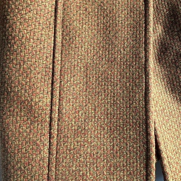 Vintage unbranded tweed ladies long trench style coat size S/M - Picture 13 of 16
